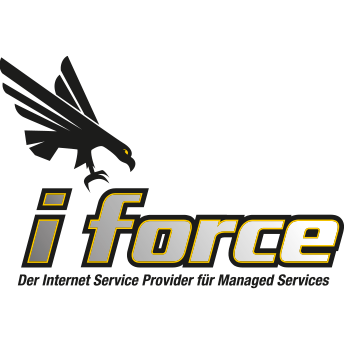 Logo i-force: Der Internet Service Provider für Managed Services