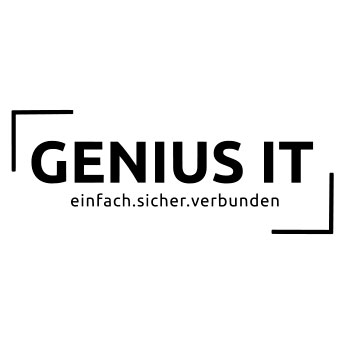 Logo Genius IT - einfach sicher verbunden